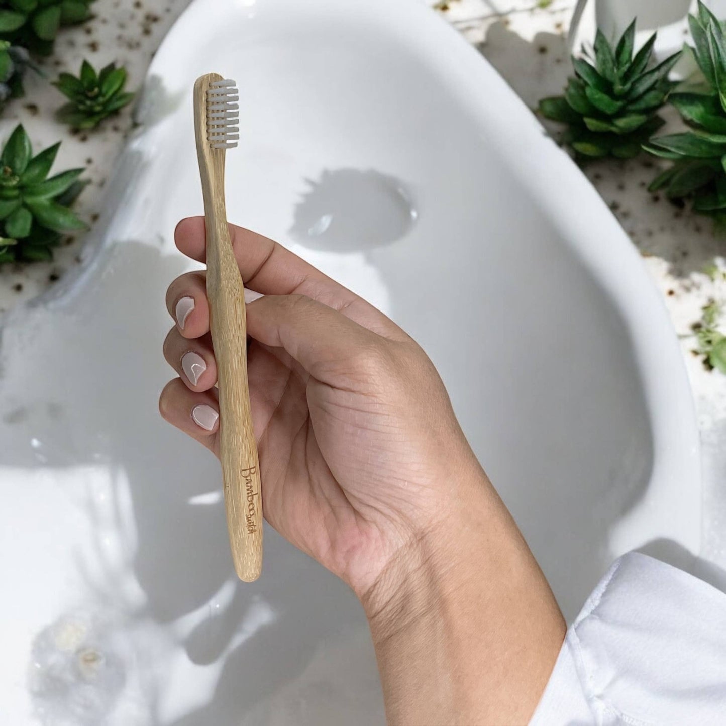 Compostable Bamboo Toothbrush | Adult