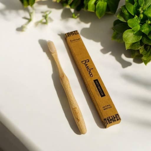 Compostable Bamboo Toothbrush | Adult