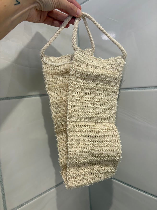 Sisal Back Scrubbing Strap