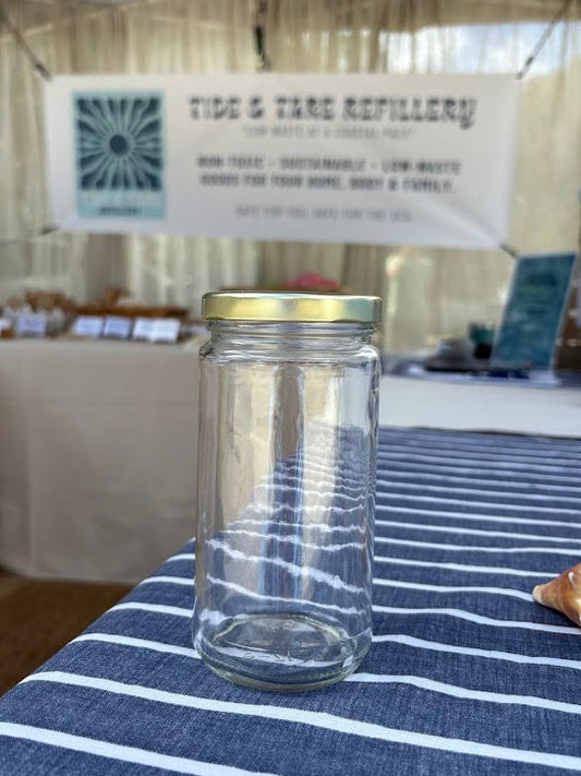 12 oz Jar with Gold Metal Lid