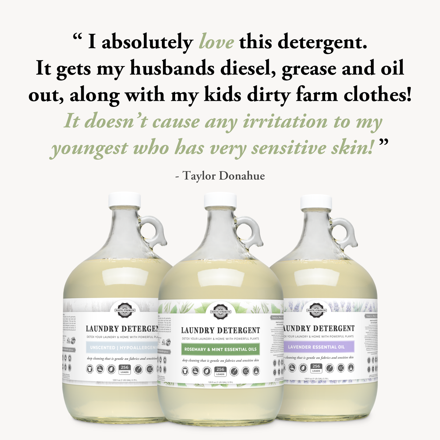 Truly Hypoallergenic Laundry Detergent | Non-Toxic for Skin