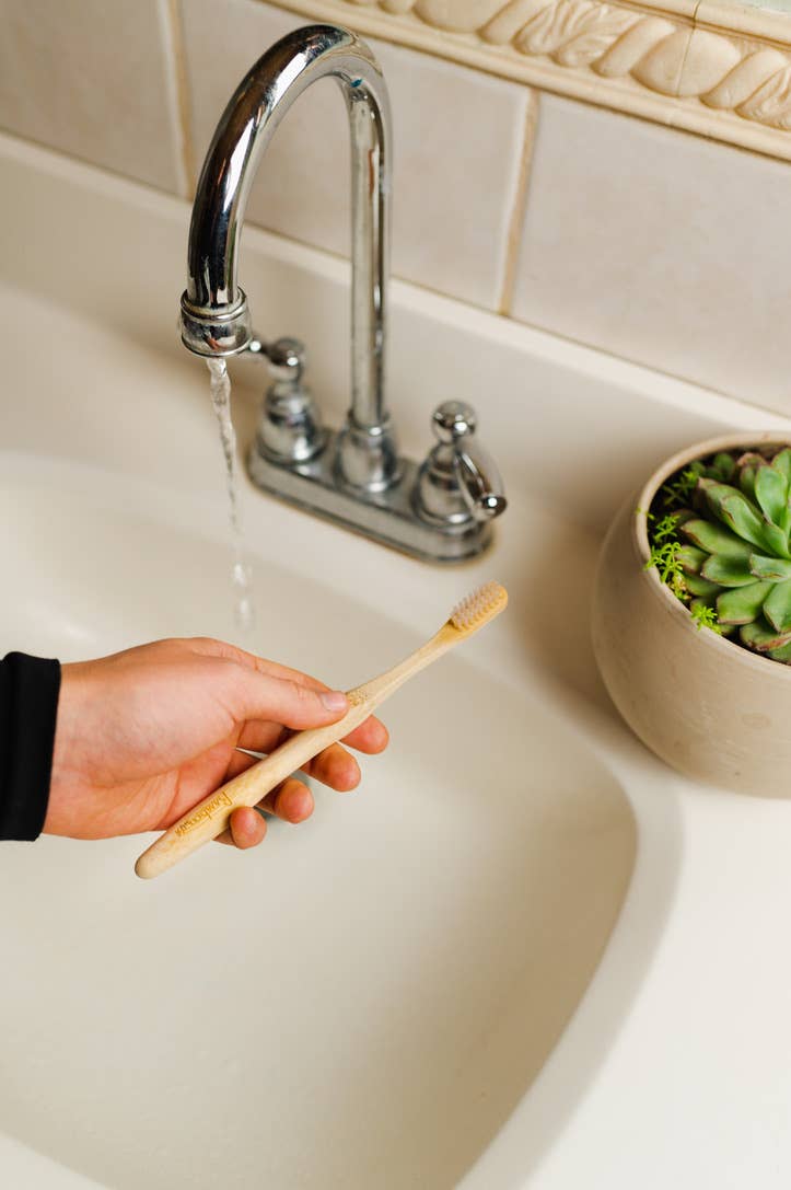 Compostable Bamboo Toothbrush | Adult