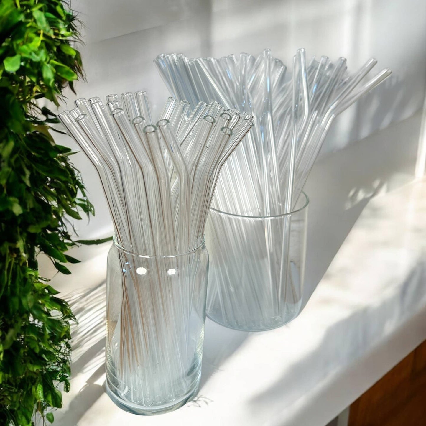 Glass Bent Top Straw | 9 inch
