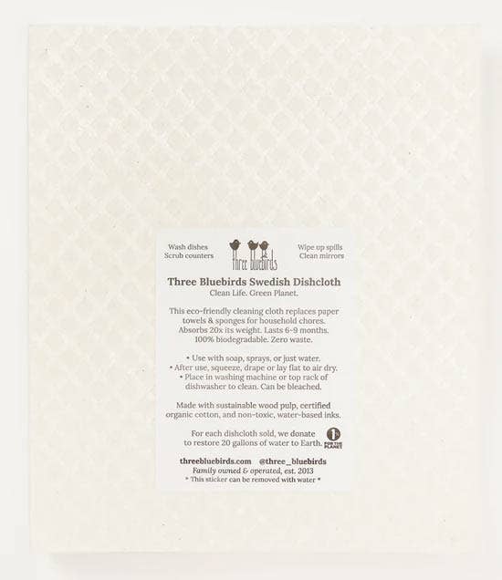 Swedish Dishcloths | Three Bluebirds