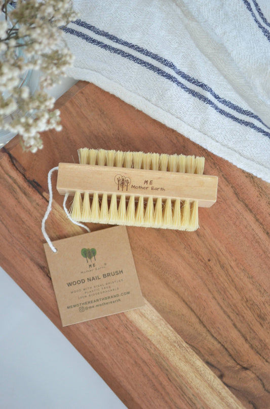Nail Brush | Wood with Sisal Bristles