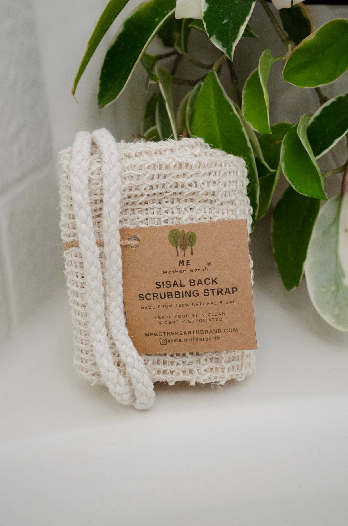 Sisal Back Scrubbing Strap