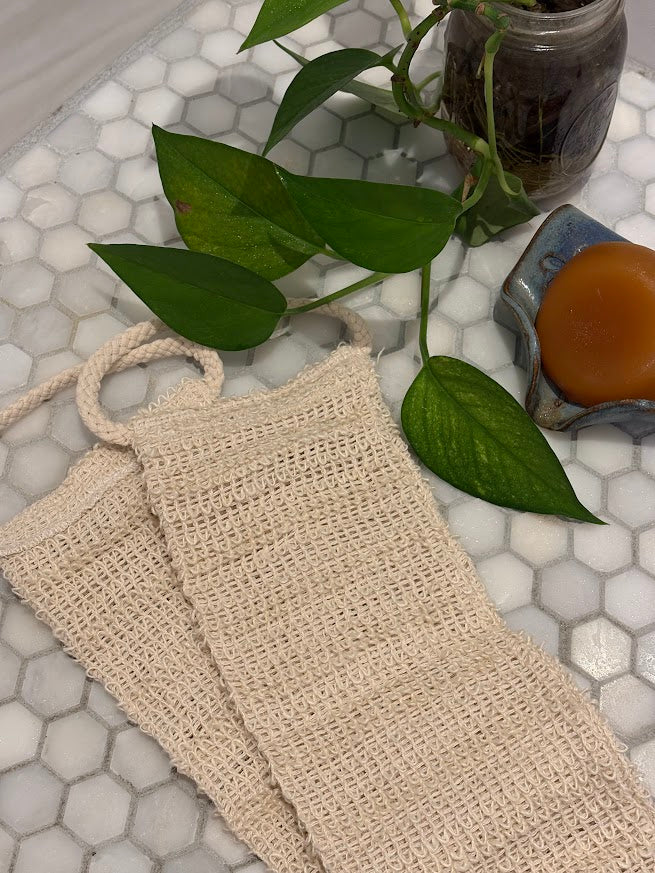 Sisal Back Scrubbing Strap