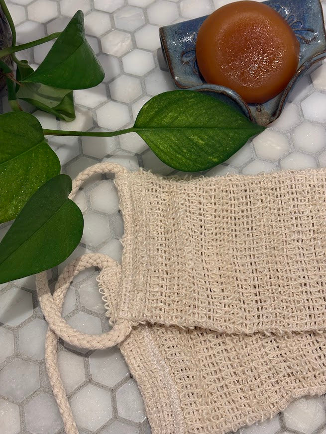 Sisal Back Scrubbing Strap