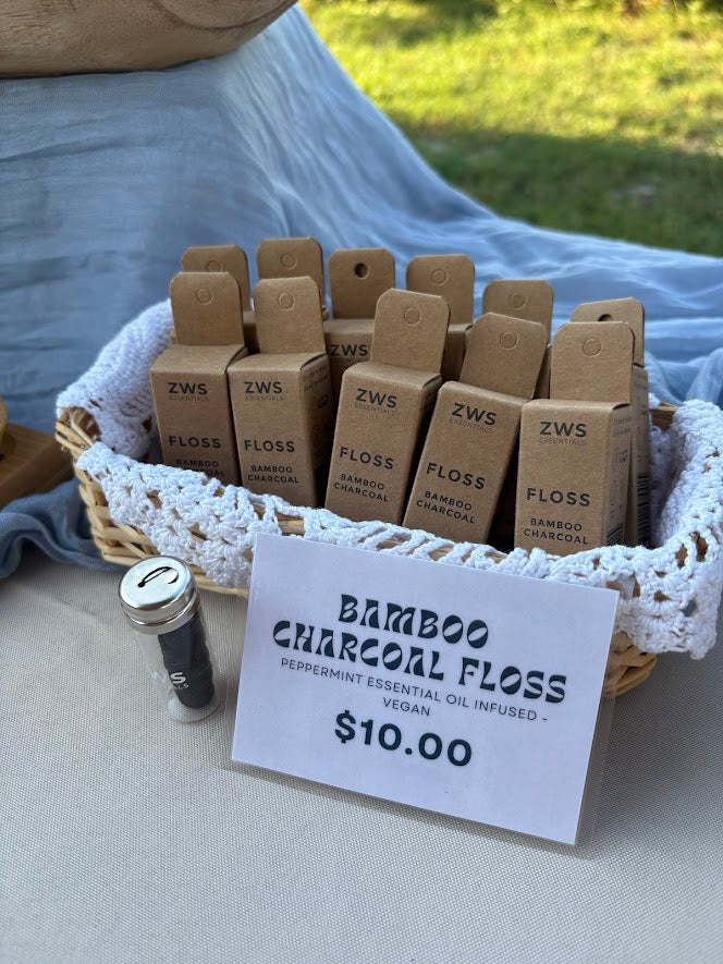 Vegan Bamboo Charcoal Floss
