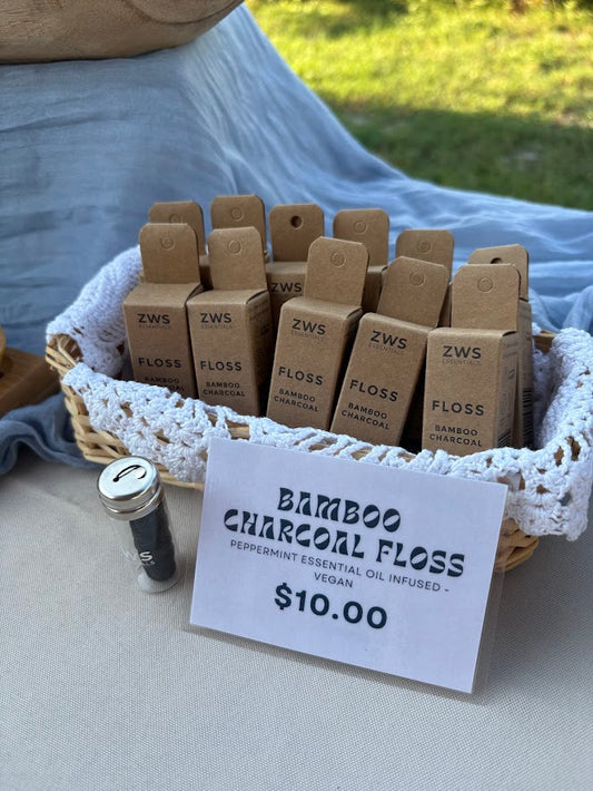 Vegan Bamboo Charcoal Floss
