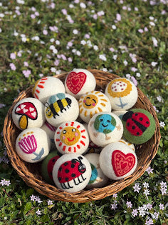 Hand Felted | Eco Wool Dryer Balls | WFTO Certified