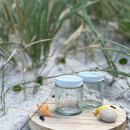 4 oz Jar with White Metal Lid